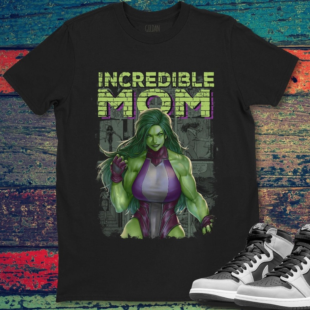 Incredible Mom Marvel The Incredible Hulk She Hulk Unisex T-Shirt For Men Women